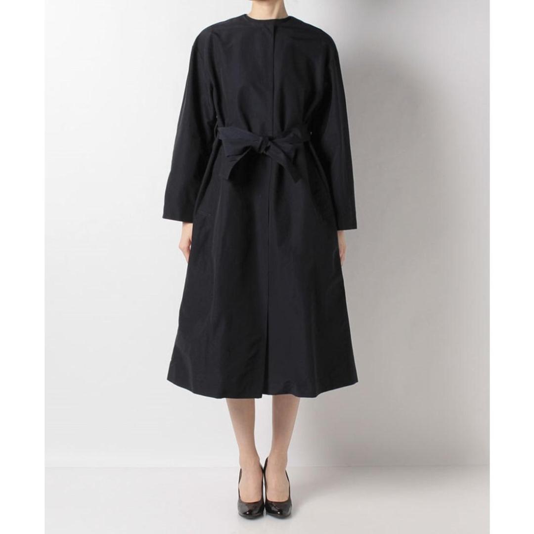 376t*アルアバイル allureville グログランノーカラーコート