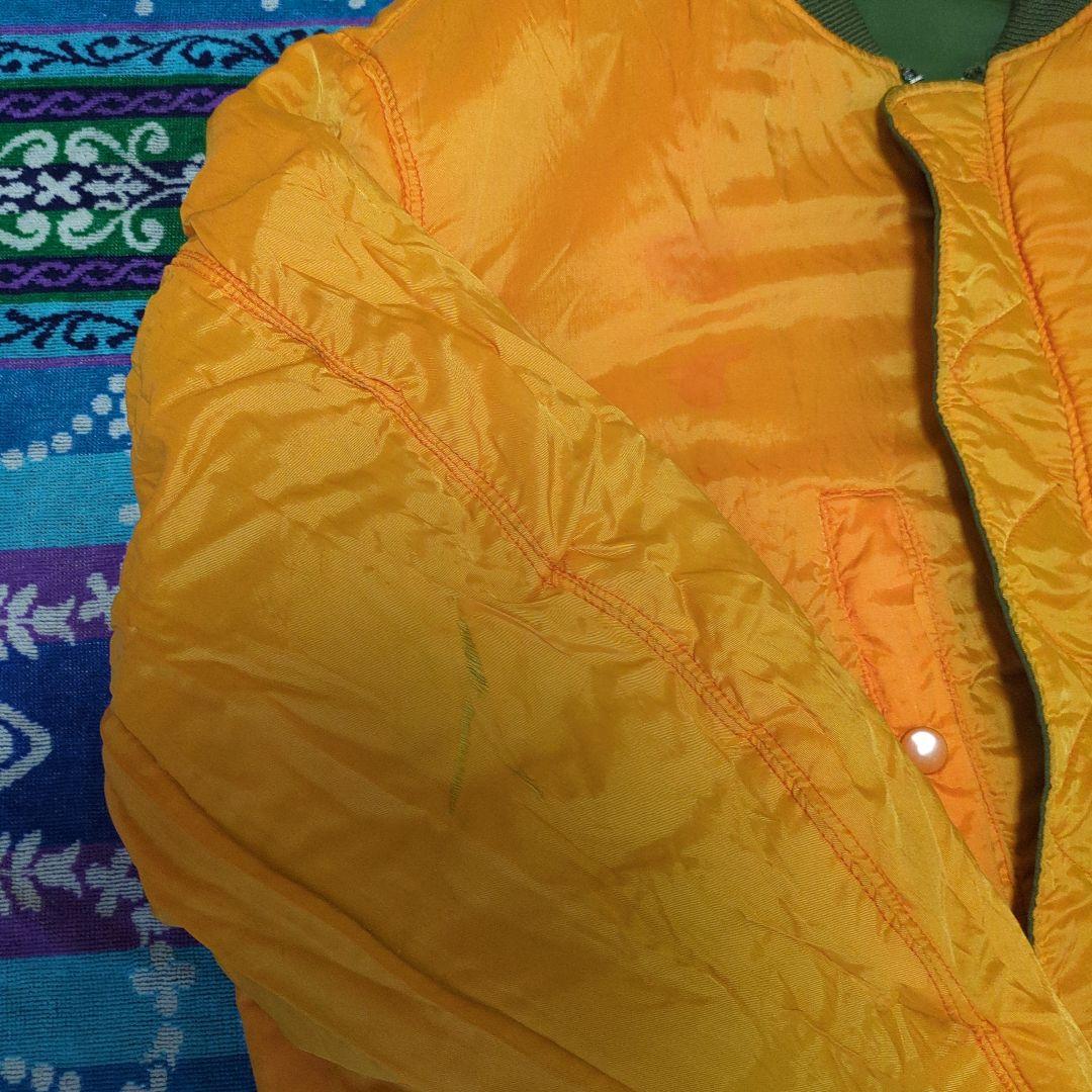 ALPHA MA-1 USA製フライトジャケット オリーブグリーン L