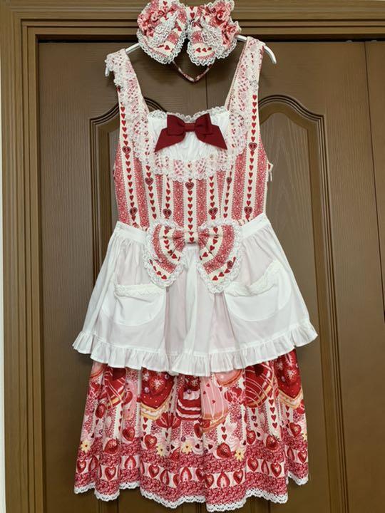 35%割引FREE SIZEー品販売 DOKI DOKI♡STRAWBERRY MAGIC柄ジャンパースカート ひざ丈ワンピース ワンピースFREE SIZE-BRISOL.PE 35%割引FREE SIZEー品販売 DOKI DOKI♡STRAWBERRY MAGIC柄ジャンパースカート ひざ丈ワンピース ワンピースFREE SIZE-BRISOL.PE