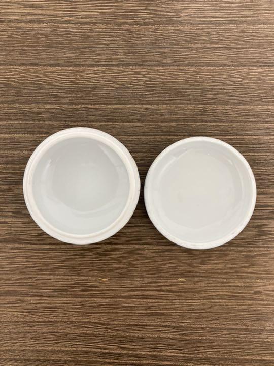 13代　柿右衛門　染付　水玉文　香合