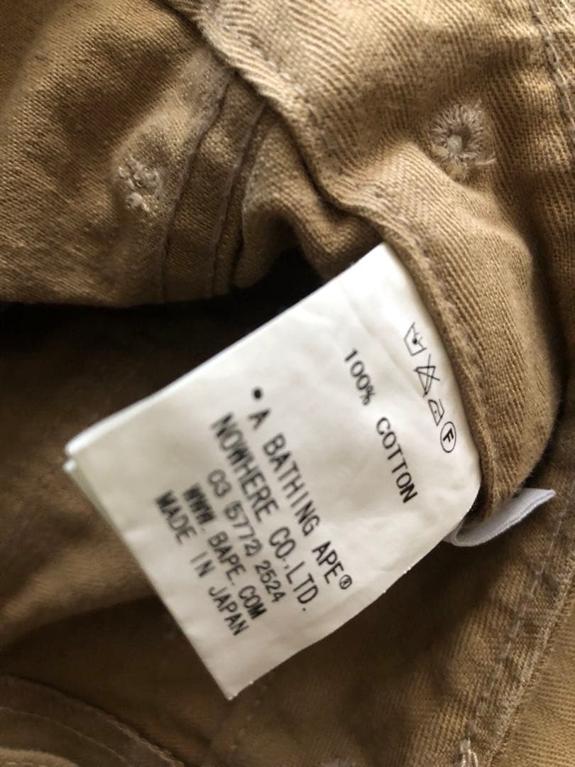 ベイシングエイプ カーゴパンツ