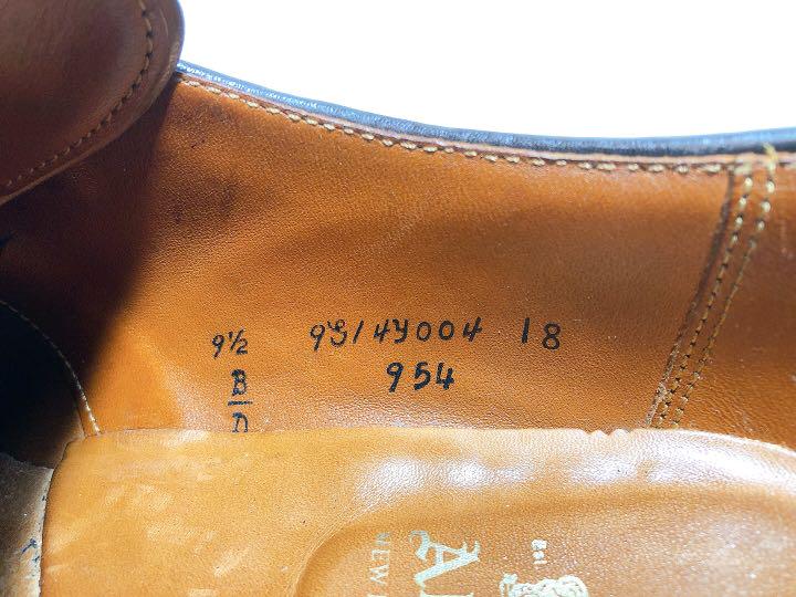 驚きの安さ シューツリー付き コードバン モンクストラップ US9.5 5AcoE-m11106899591 貴重 Alden 最安値セール