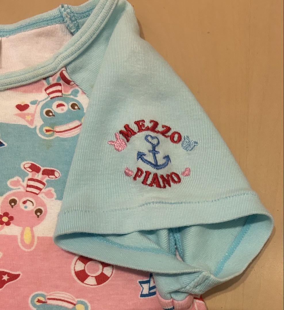 mezzo piano メゾピアノ ミミポポ 可愛い半袖Tシャツトップス