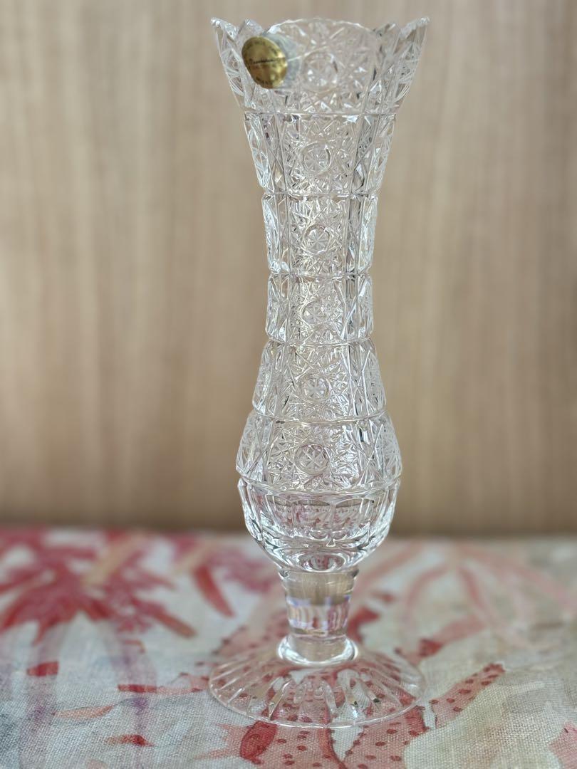 Paşabahçe(パシャバチェ) 花瓶 オスマン帝国 フリゲート艦 未使用品】パシャバチェ PASABAHCE 花瓶 トルコ製 クリスタル