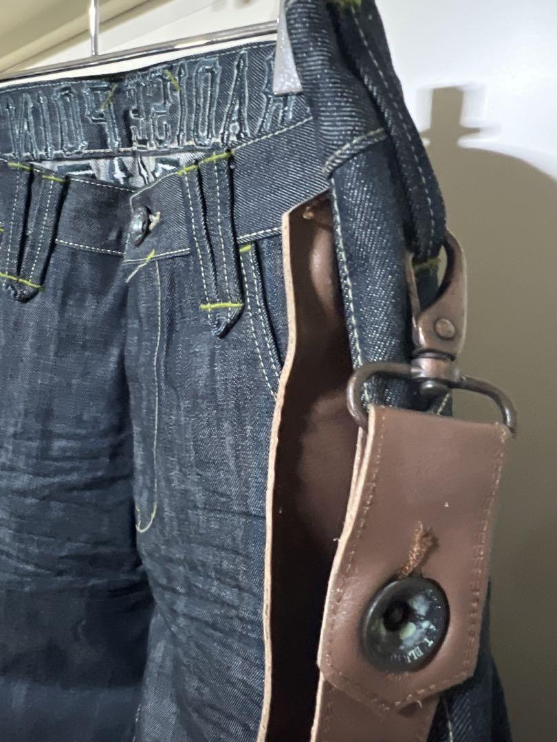 新品♣︎激レアLiveMechanicsDenimJeans W34 LM 刺繍