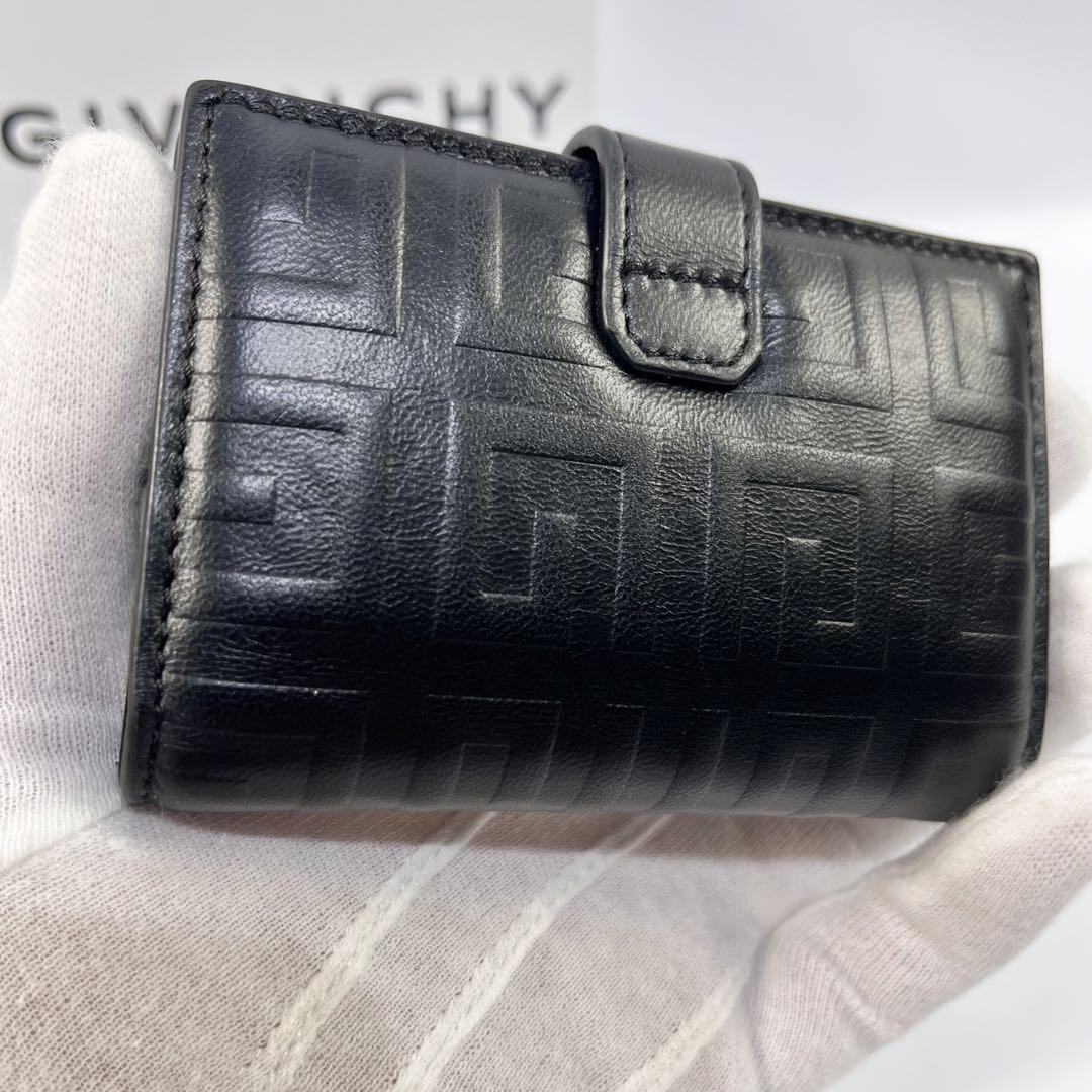 美品✨GIVENCHYGV ジバンシー コンパクトウォレット 美品✨GIVENCHYGV ジバンシー コンパクトウォレット