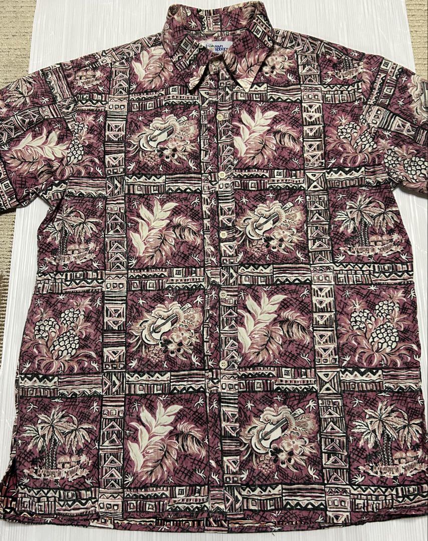 美品　reyn spooner コットンアロハシャツ