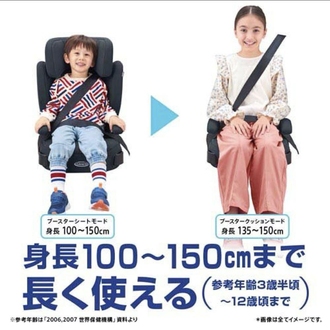 【新品未使用品】GRACO ジュニアシート モノグレー