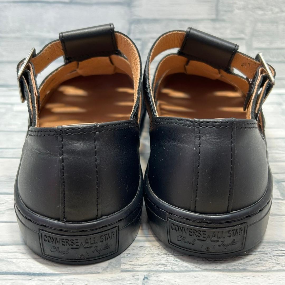 極美品】convers グルカサンダル レザー ブラック
