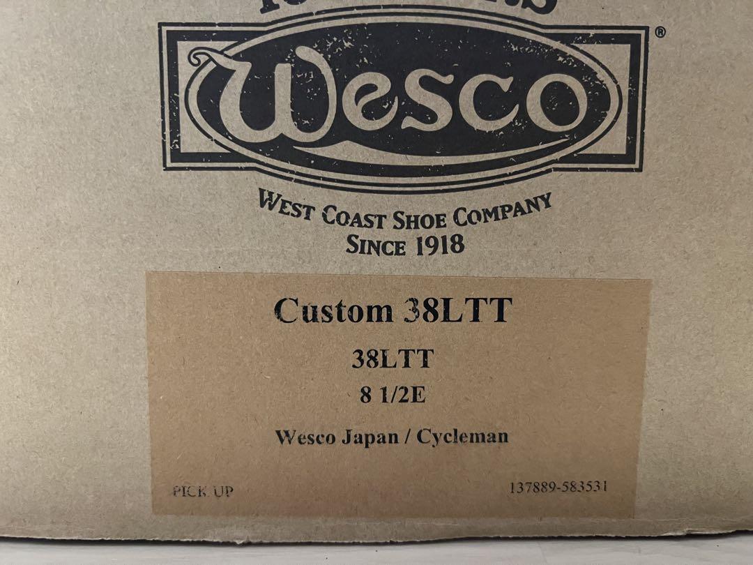 靴 Wesco 100th anniversary CUSTOM 38LTT