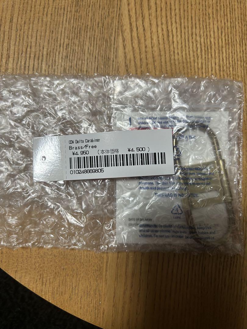 小物 Supreme CDW Delta Carabiner Gold