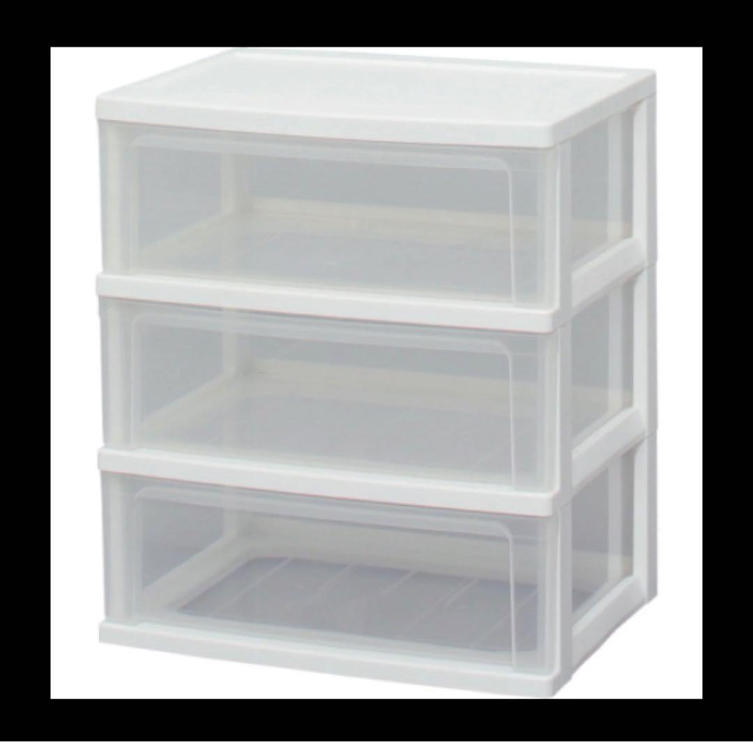 OK－1001 新品カラッと収納ケースプレミアム(大2個＋小1個) TEIJIN