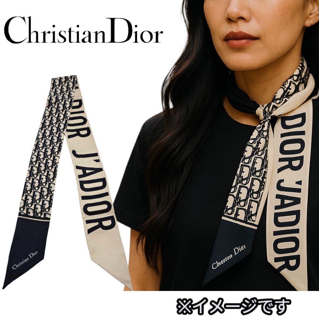 □美品□ Dior ディオール トロッター ミッツァ シルクスカーフ
