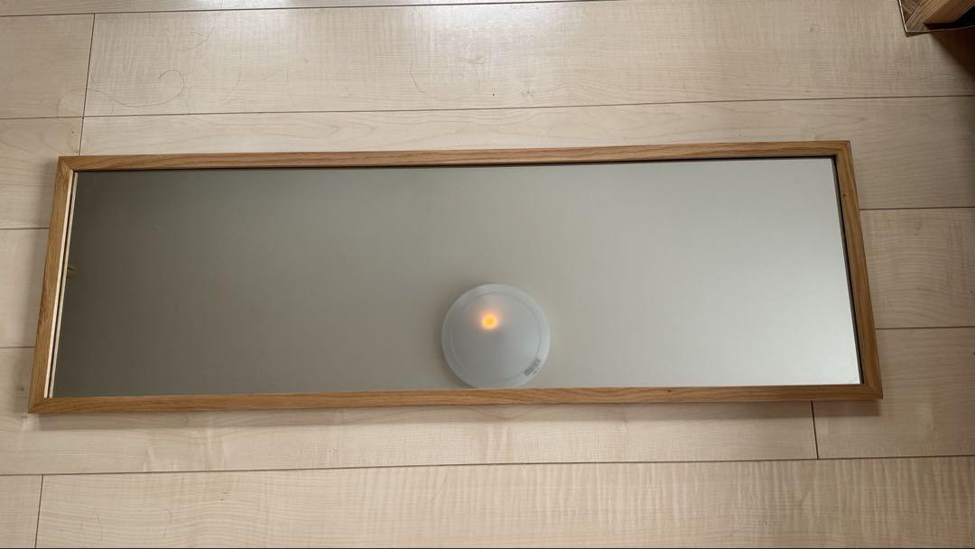 無印良品　壁にかけられる家具ミラー