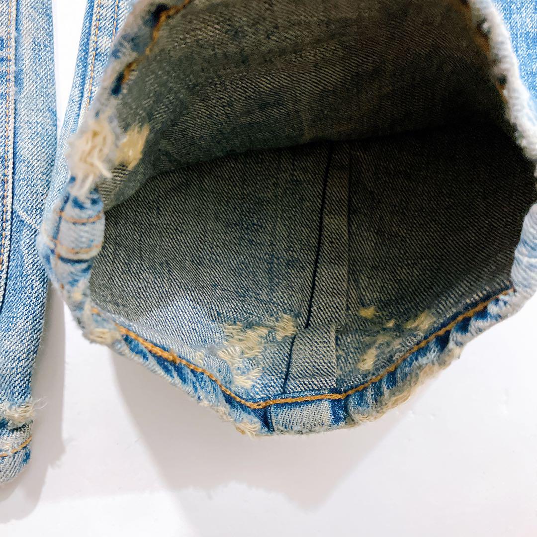 【逸品】デンハム　日本製　セルビッチ　デニムW33 grade slim jaf