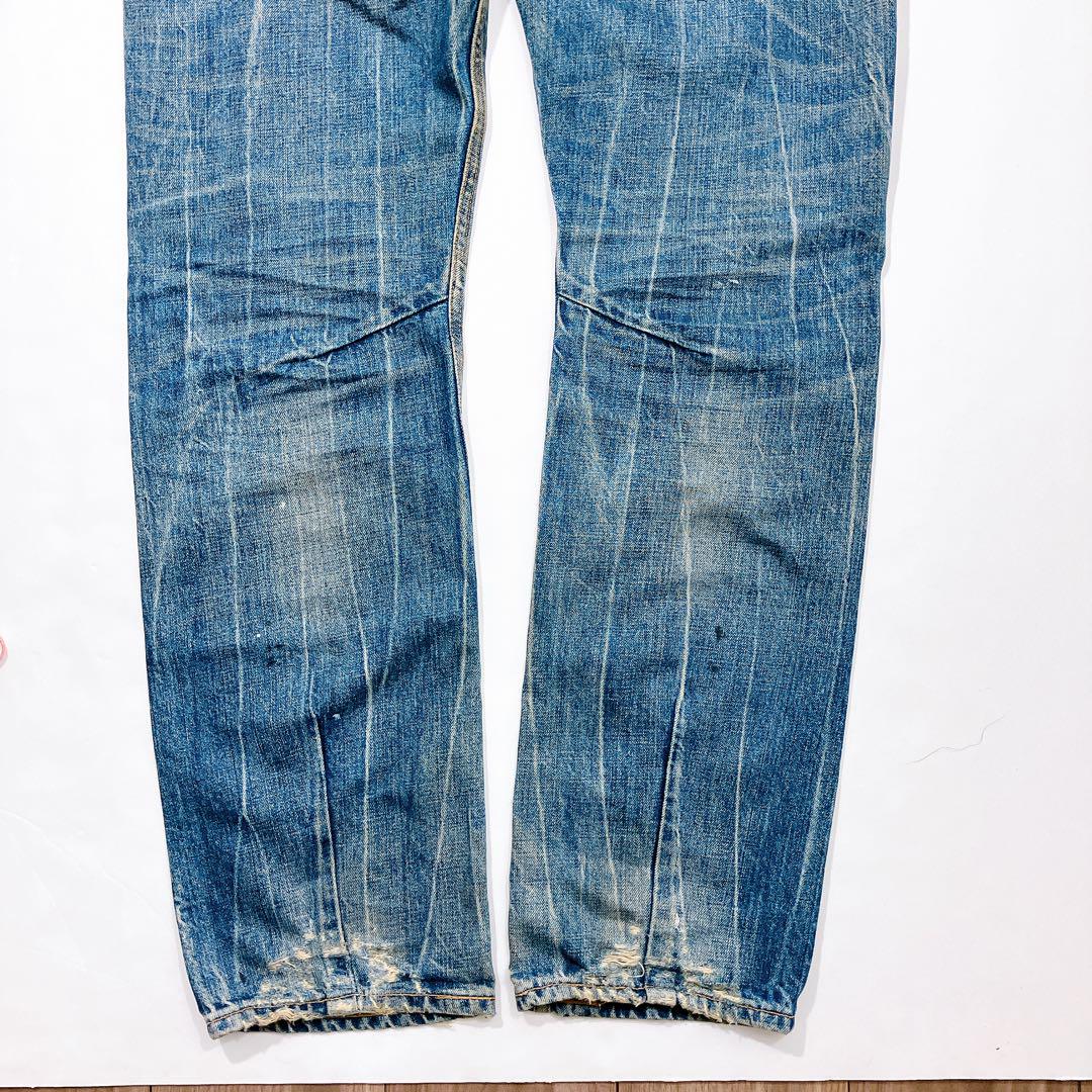 【逸品】デンハム　日本製　セルビッチ　デニムW33 grade slim jaf