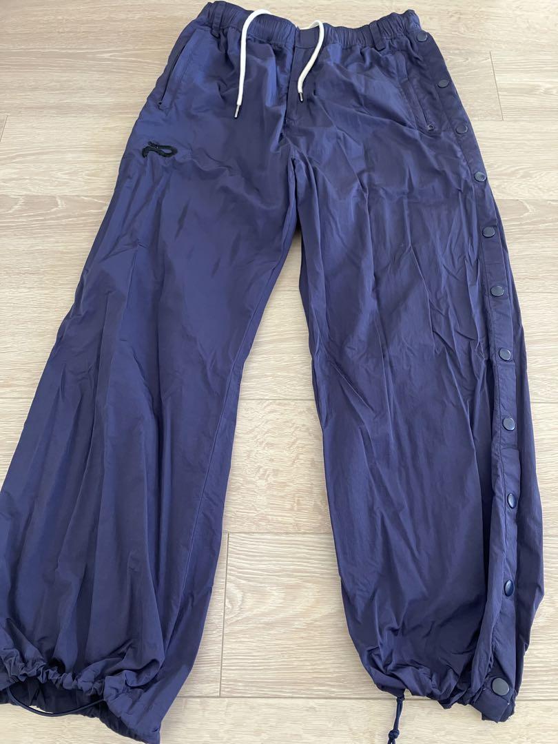 peate nylon pantsナイロンパンツ シャカパン バスパン ネイビー