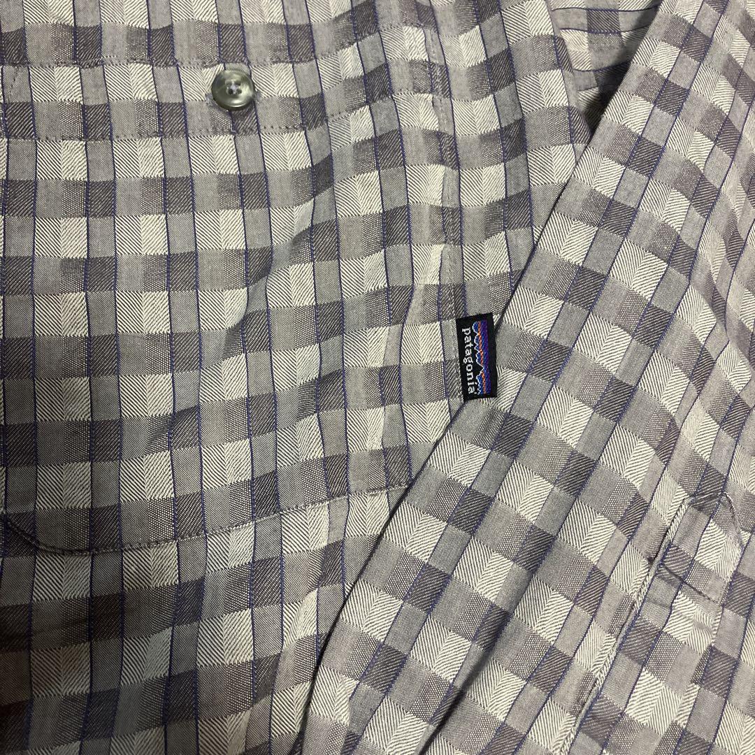 90s patagonia shadow check shirt パタゴニア メンズ