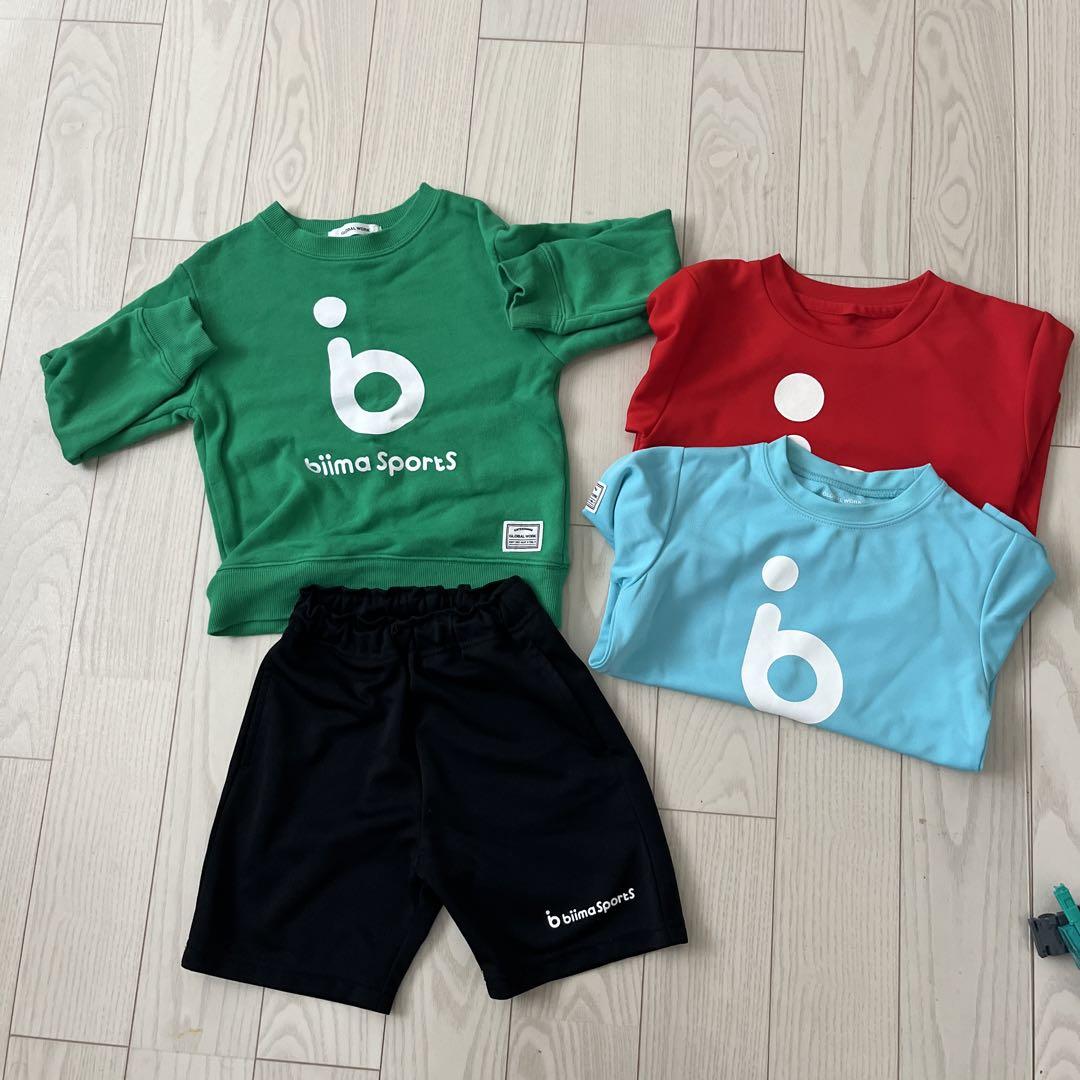 biima sports ビーマスポーツ ウェア3点セット 100cm｜Yahoo