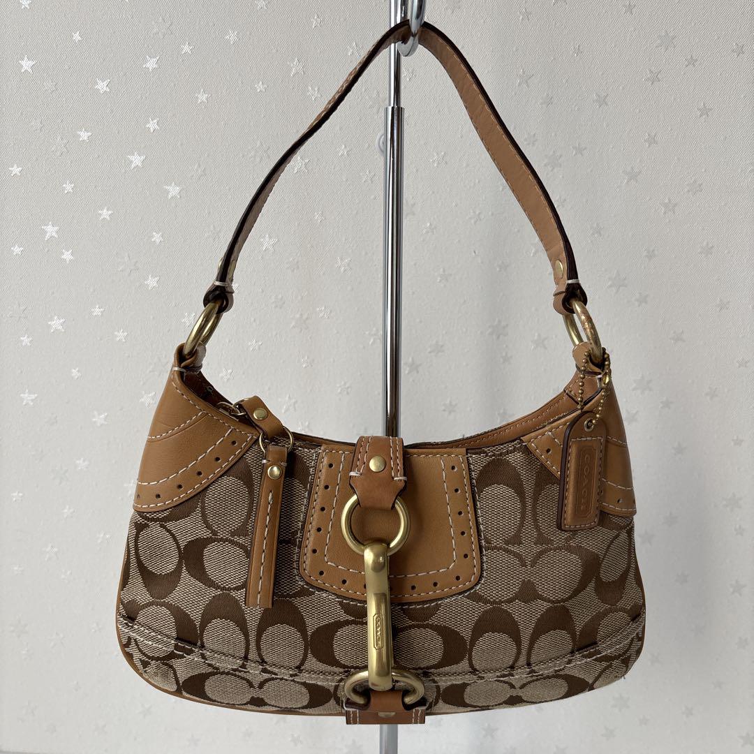 COACH コーチ アクセサリーポーチ ミニバッグ キャンバス ミニトート COACH コーチ アクセサリーポーチ ミニバッグ キャンバス ミニトート
