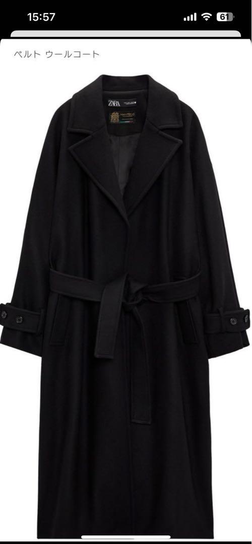 ZARA 新品未使用 manteco ドロップショルダー ショートコート