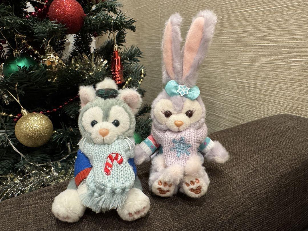 クリスマスセールディズニークリスマス 2018 ダッフィー ぬいぐるみストラップ