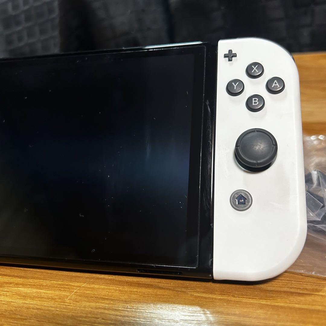 美品 完品 Switch本体有機EL JCホワイト