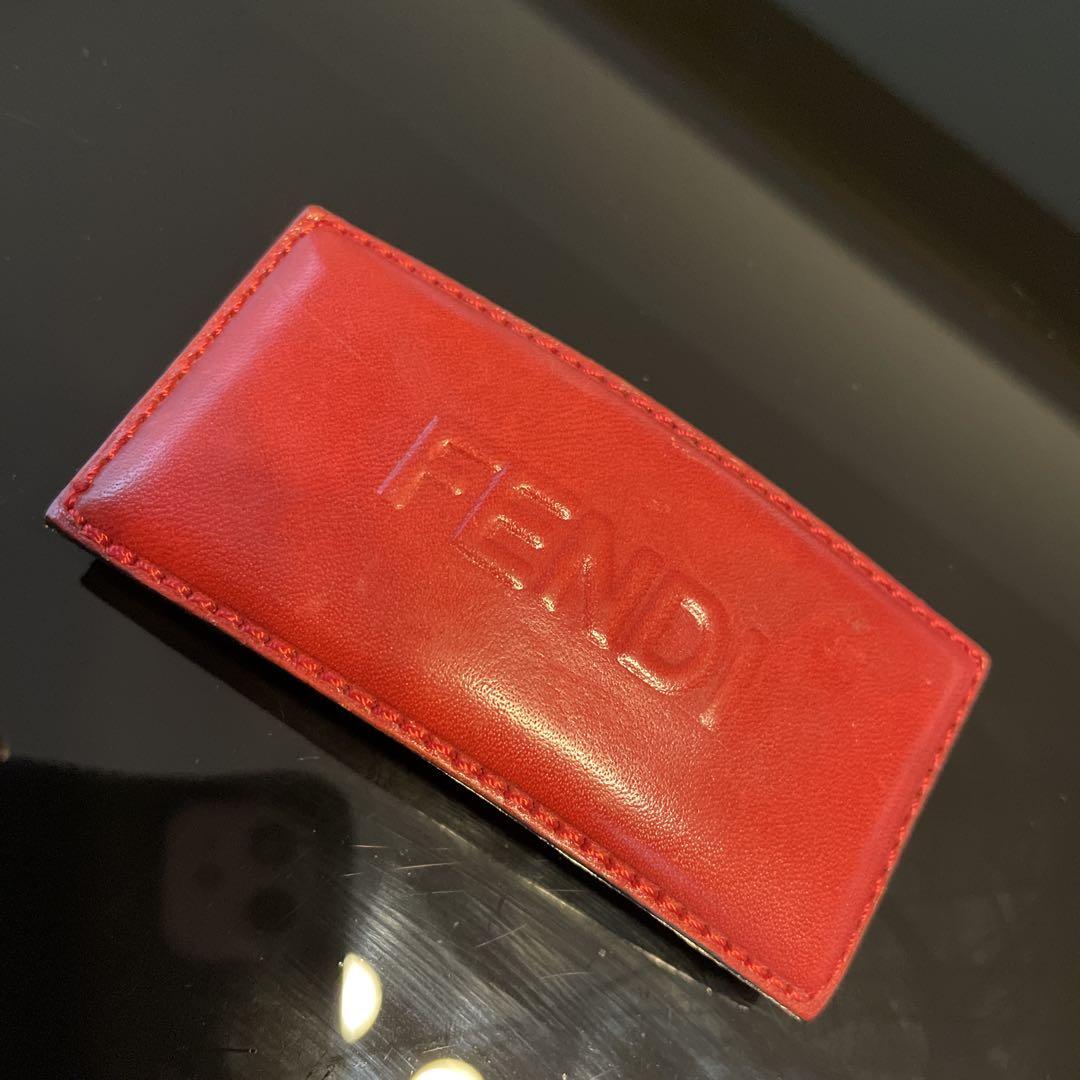 FENDI barrette フェンディバレッタ leather レザー