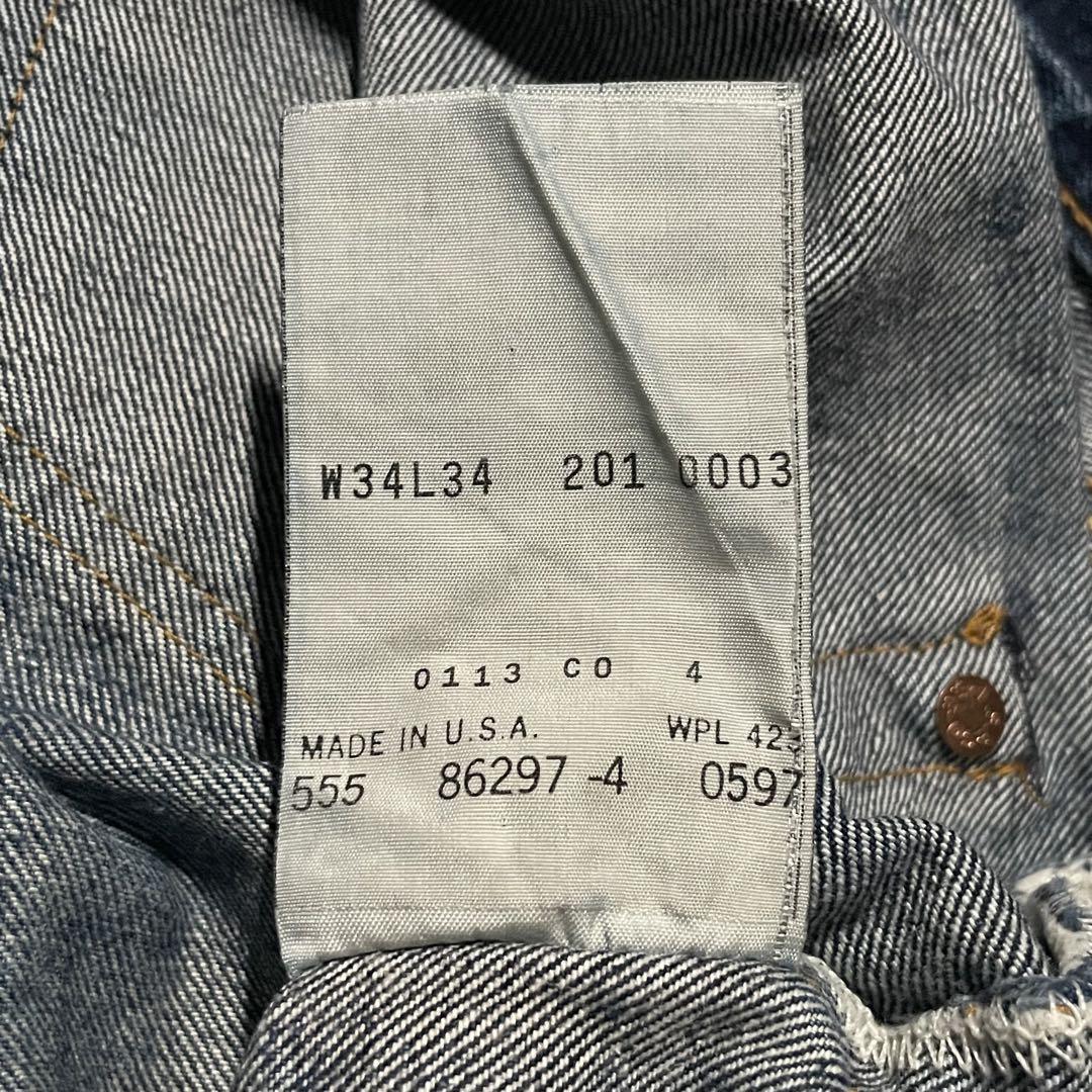 LEVI'S リーバイス 201XX バレンシア 37年モデル W34 USA製
