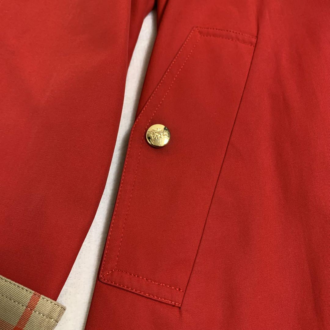 BURBERRY♦レディース ステンカラーコート♦金ボタンMサイズ ノバチェック