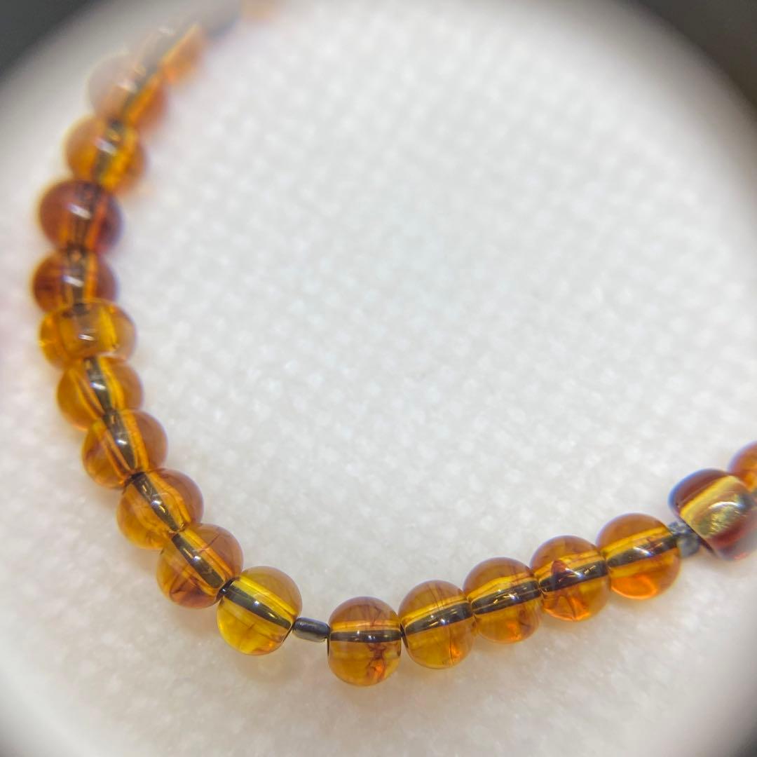 琥珀 コハク ネックレス 35 琥珀 コハク ネックレス 35