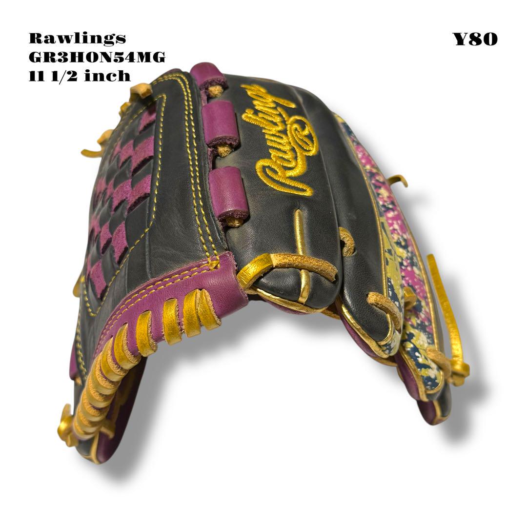 希少品！ Rawlings ローリングス グローブ グラブ パープル 紫
