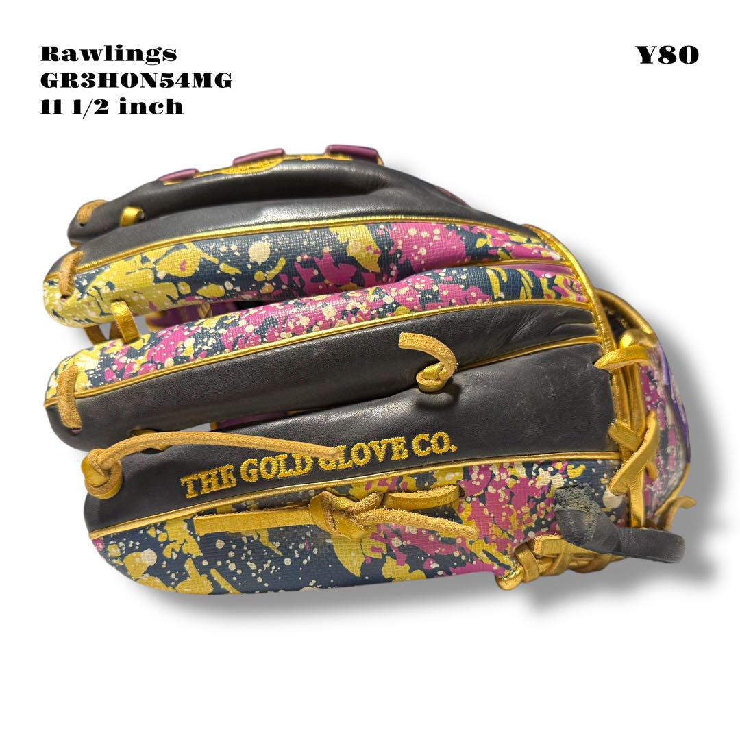 希少品！ Rawlings ローリングス グローブ グラブ パープル 紫