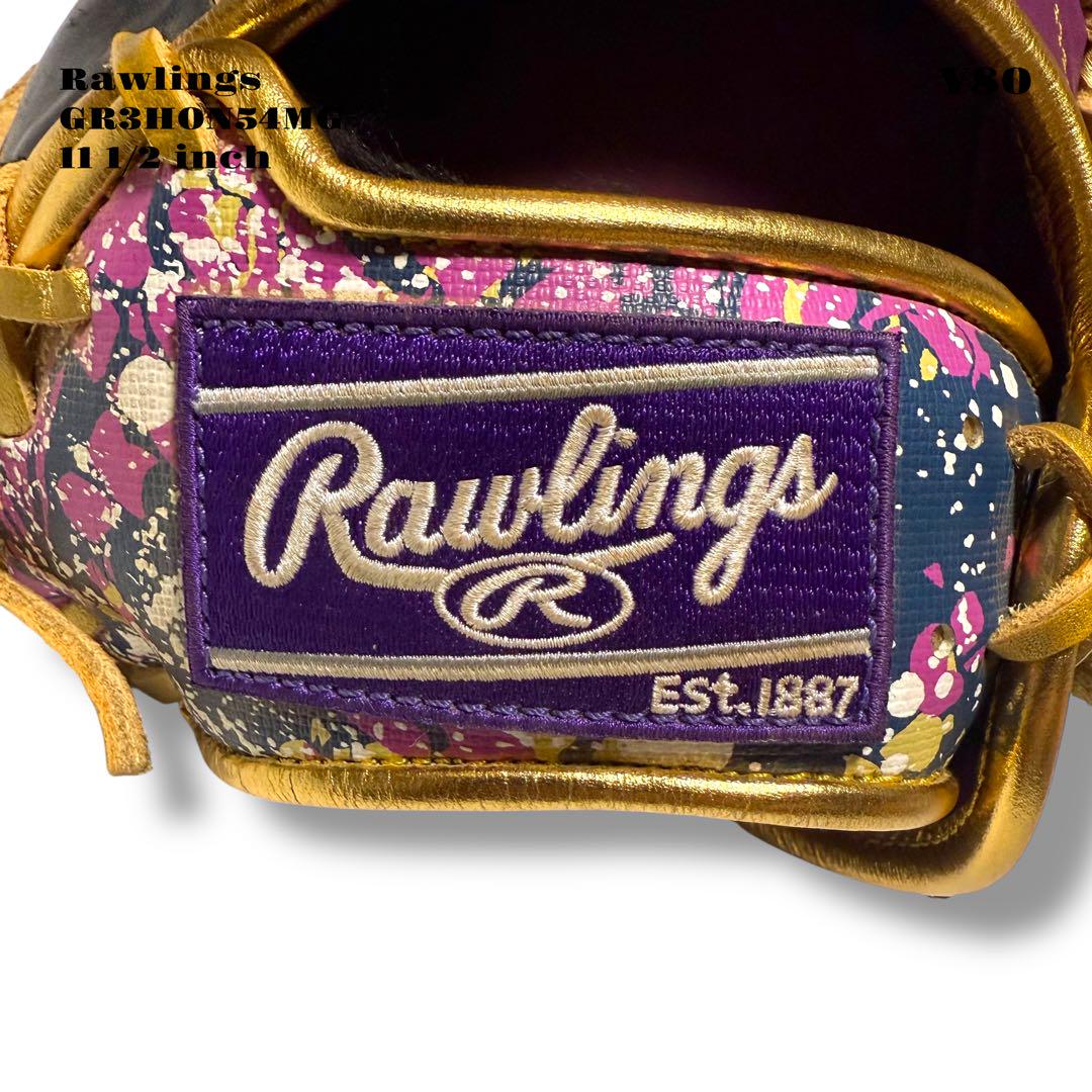 希少品！ Rawlings ローリングス グローブ グラブ パープル 紫