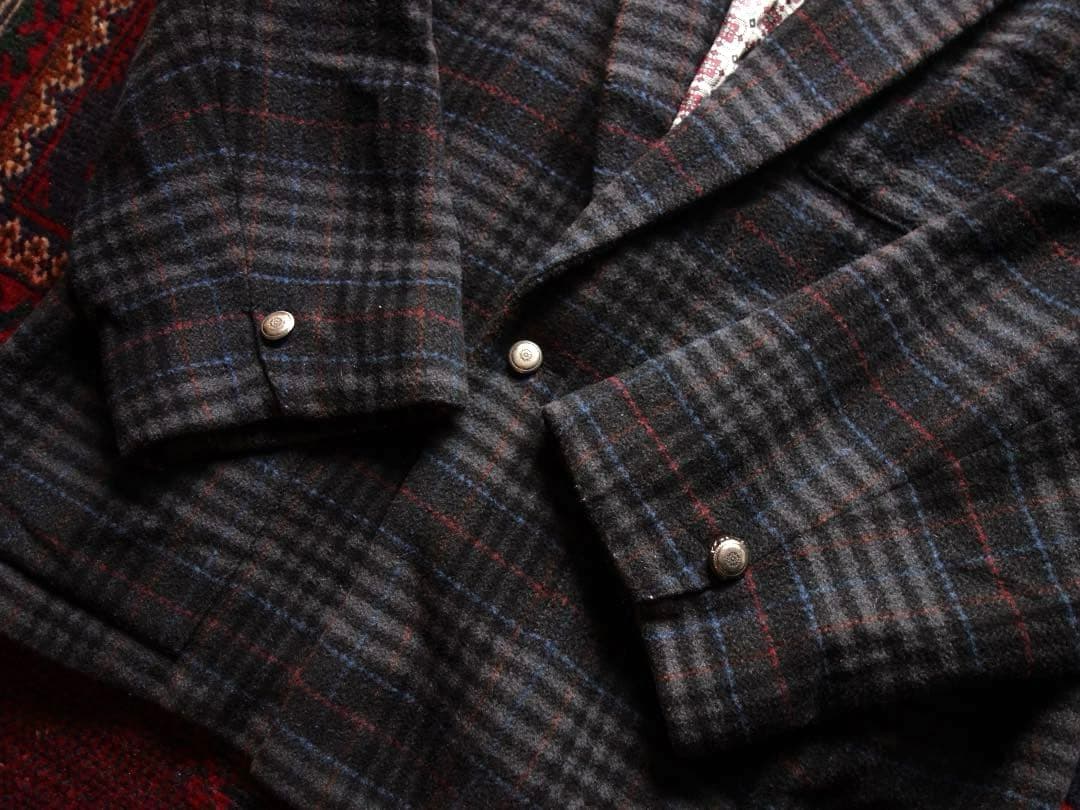 80s CIAO SPORTS WEAR ウールジャケット 46 L イタリア製 80s CIAO SPORTS WEAR ウールジャケット 46 L イタリア製