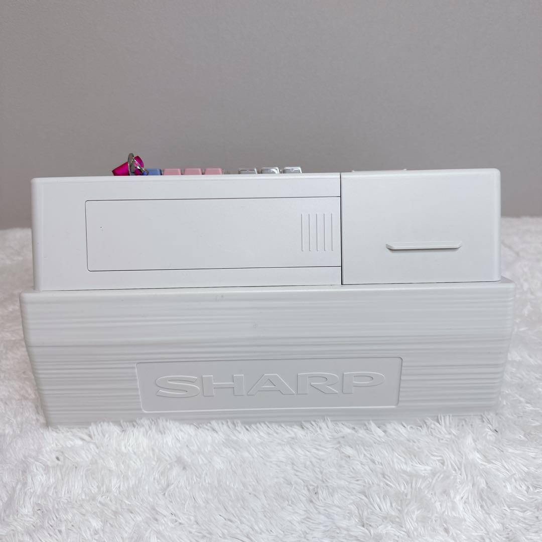 美品　SHARP　シャープ　レジスター　XE-A147　キー　ロール紙付き