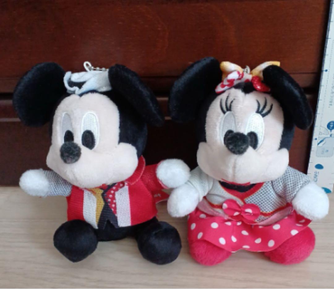ミッキー・ミニー ぬいぐるみセット 約10cm