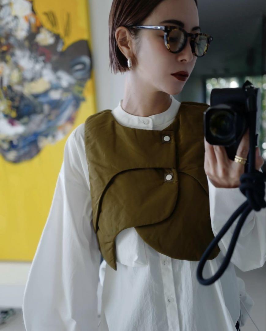 OMMO 荻原桃子 PADDING CIRCLE VEST