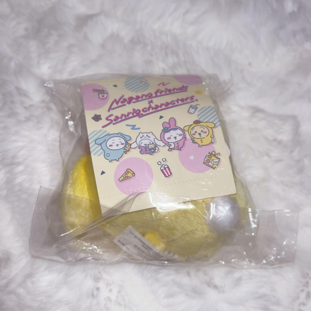 ちいかわ ナガノ × サンリオ うさぎ マスコット ポムポムプリン