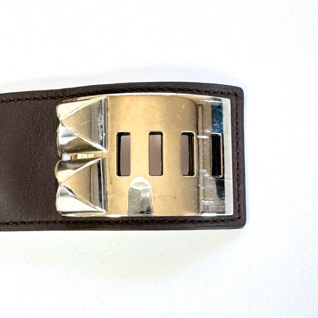 ⭐良品⭐エルメス レザー コリエドシアン バングル 画像4