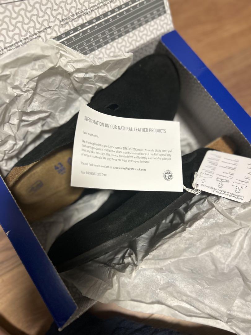 BIRKENSTOCK Boston BS ブラック 43 28cm
