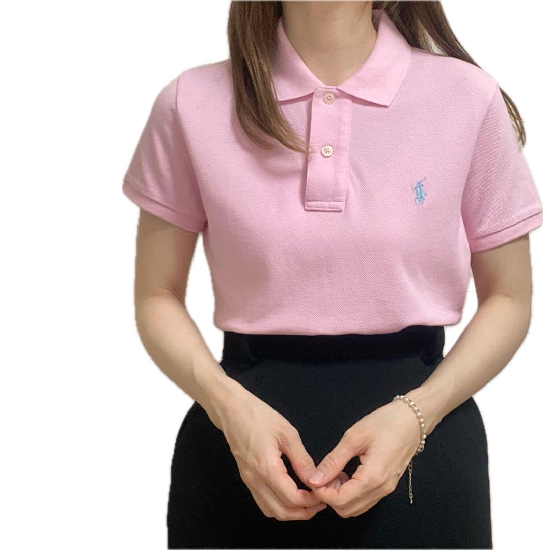 Ralph Lauren ポロシャツ コットン ワンポイント刺繍ロゴ