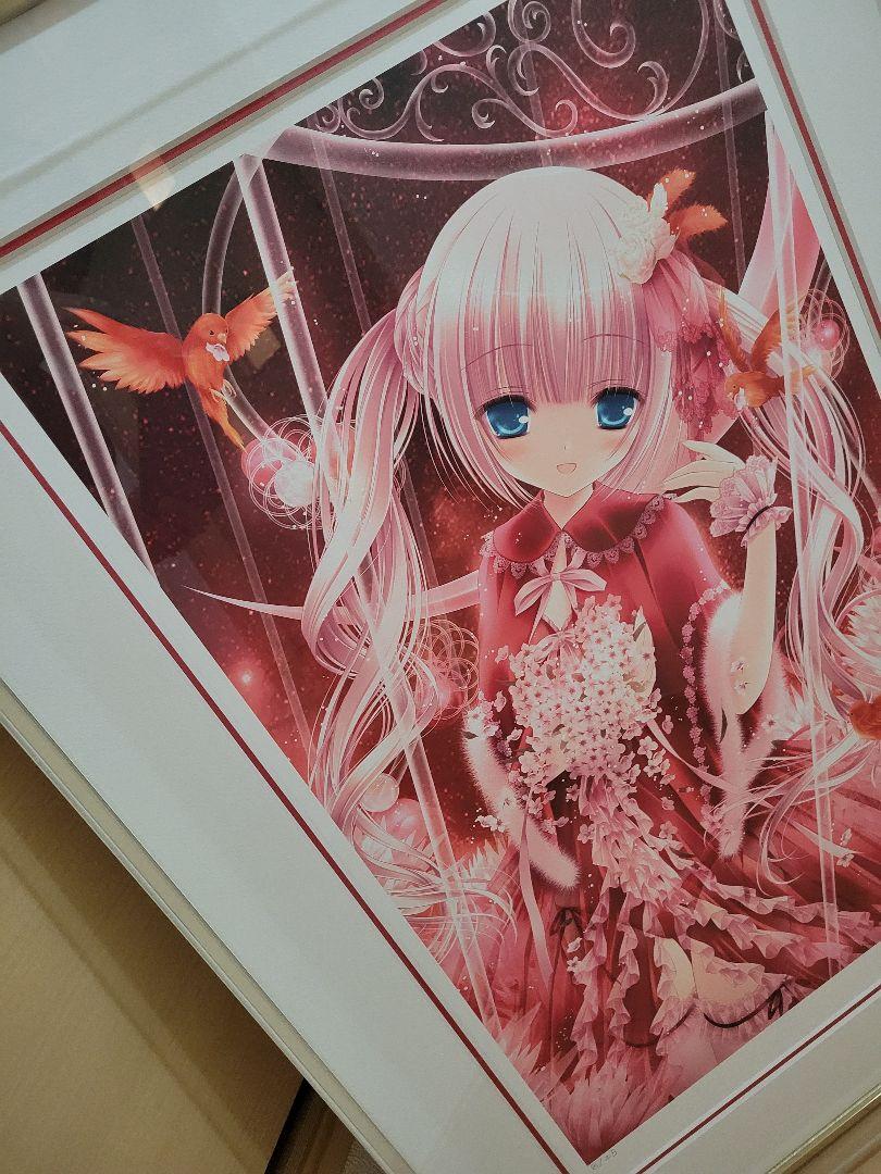 てぃんくる『赤カナリア DX』 版画 - メルカリ