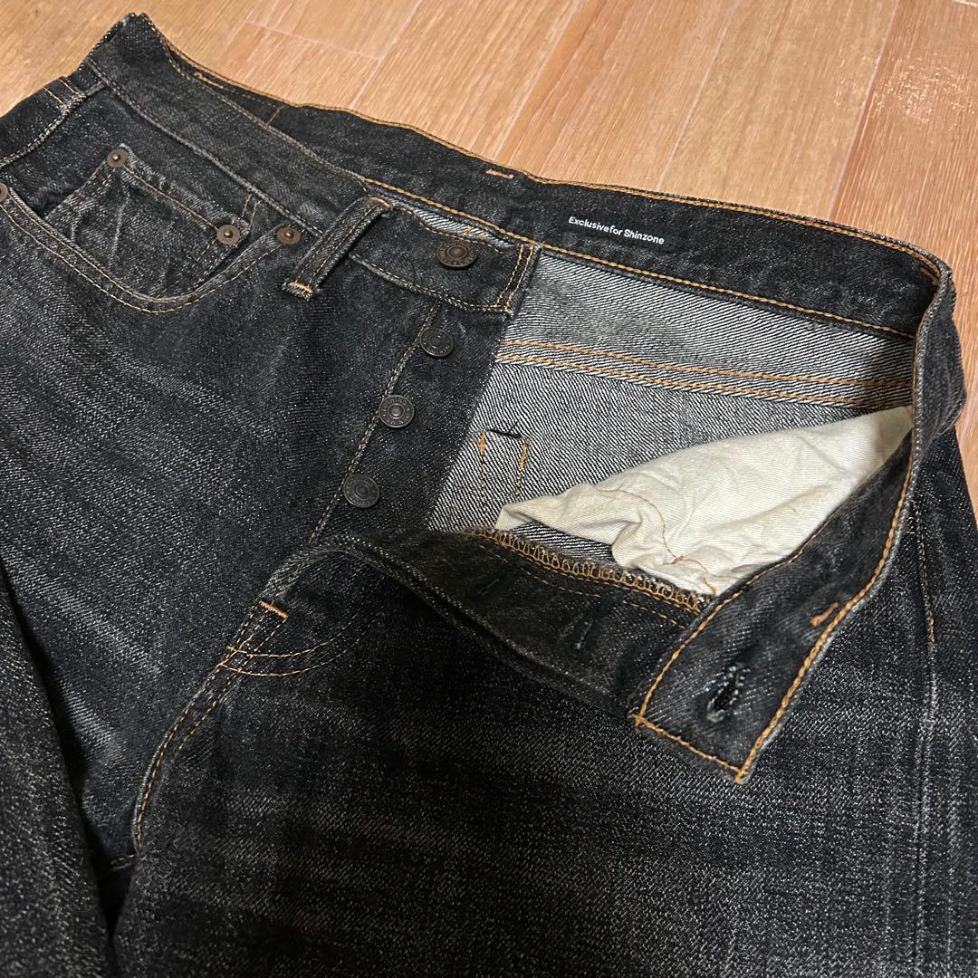 良品 DENIME 旧ドゥニーム Shinzone ブラック ジーンズ 31 良品 DENIME 旧ドゥニーム Shinzone ブラック ジーンズ 31