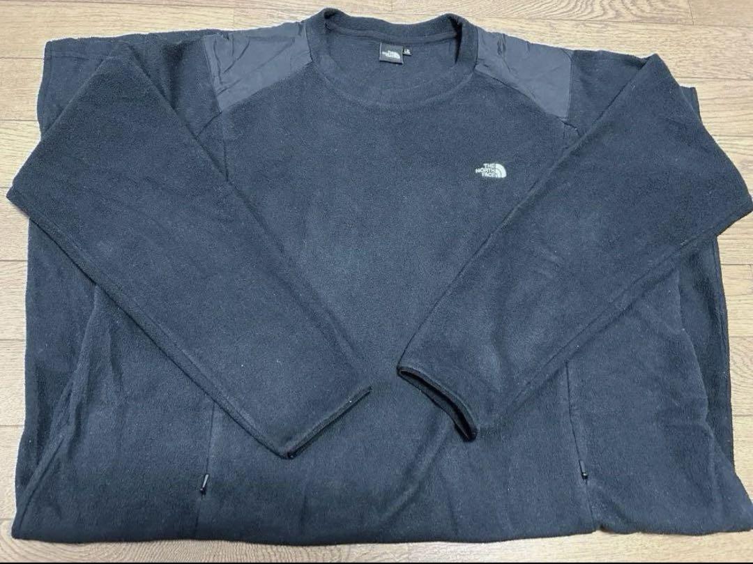 THE NORTH FACE フリースワンピースL 黒　マタニティ　授乳可能