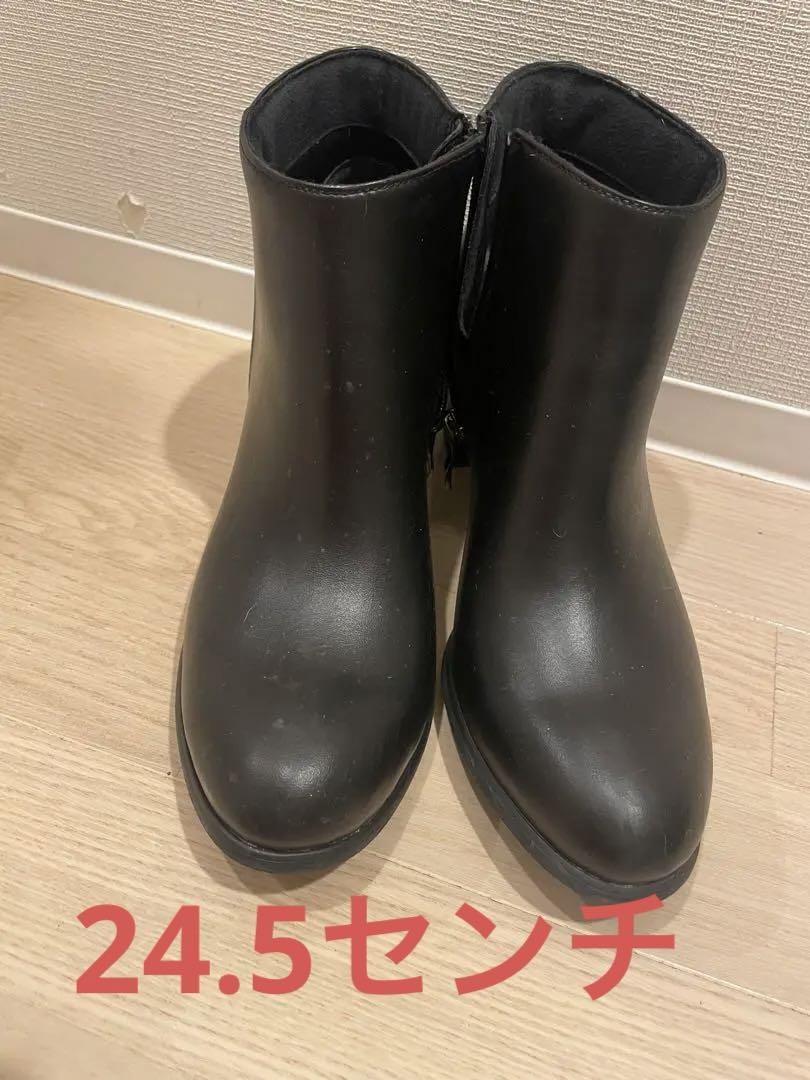 Piche サイドゴアブーツ 黒