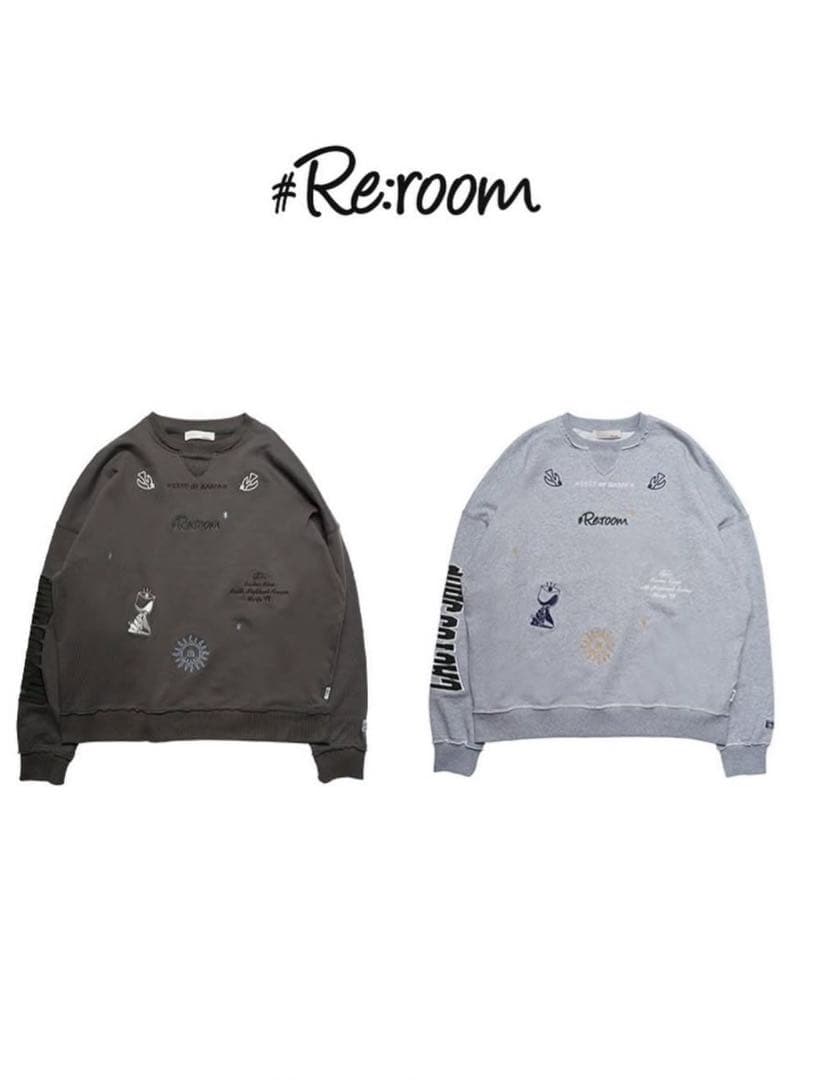 Re:room タトゥー トレーナー スウェット