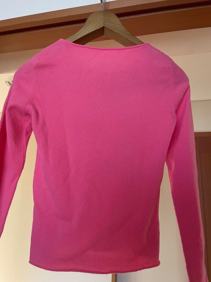 美品　ルシアンペラフィネ　ピンク　カシミヤセーター