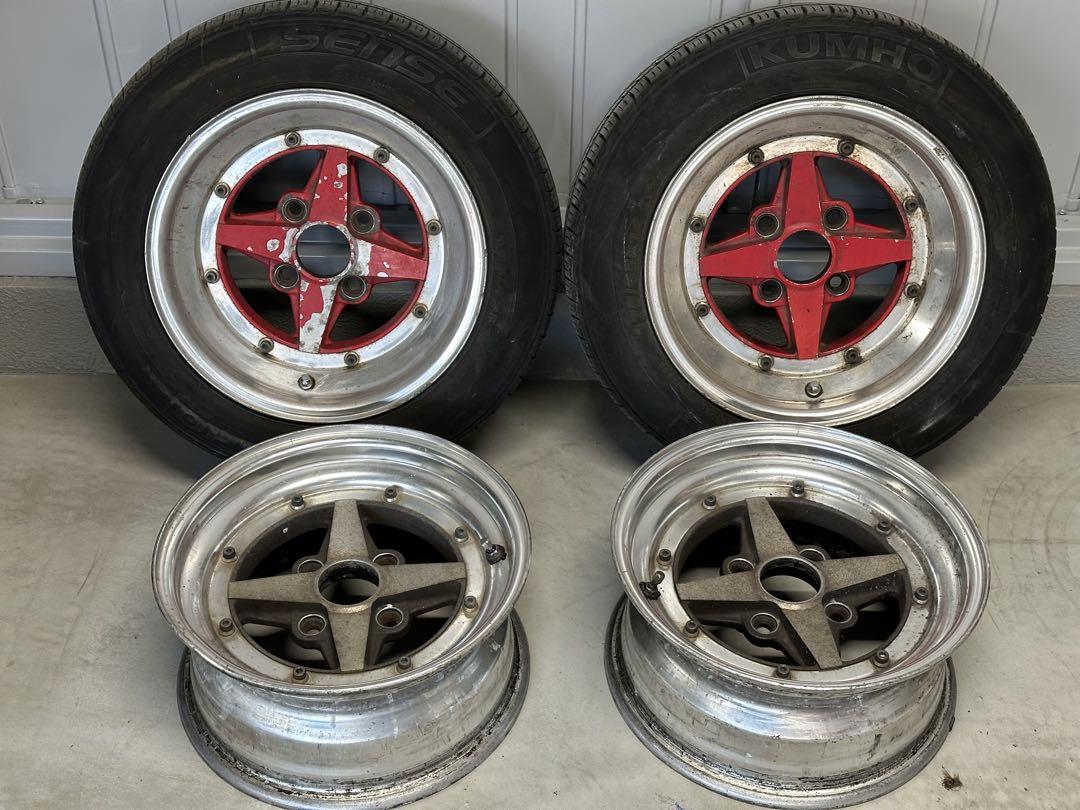 WORK エクイップ　4本　114.3 14インチ　AE86