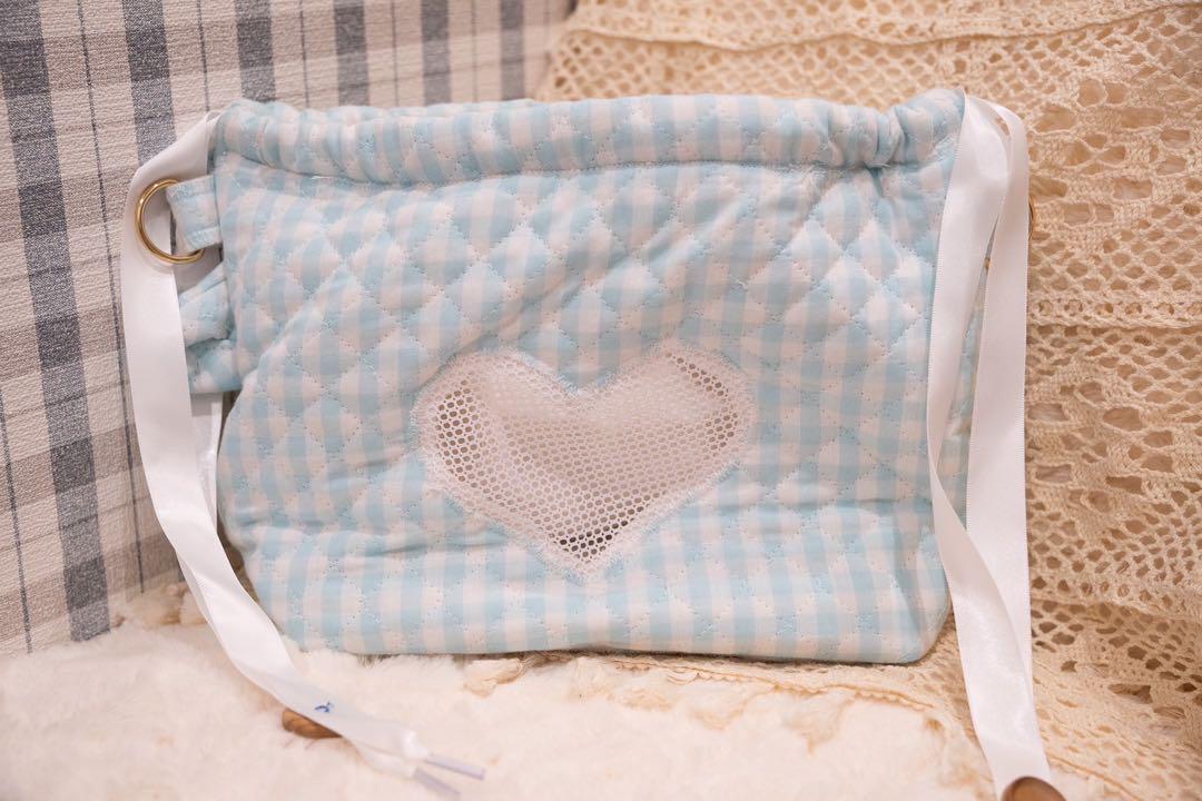 【モモミルク】オリジナルおでかけ巾着型ポーチ